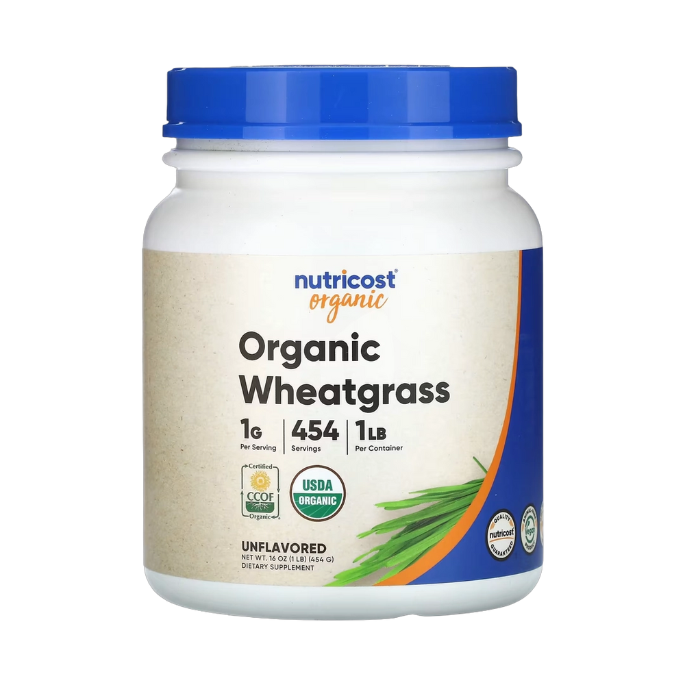 Nutricost, Organic Wheatgrass, Unflavored, 16 oz, 454 g