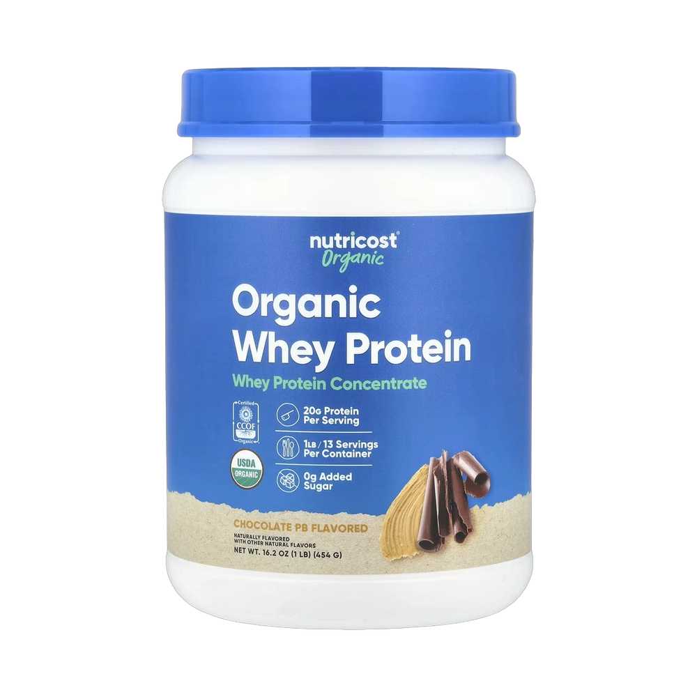 Nutricost, Organic Whey Protein, Chocolate PB, 1 lb, 454 g
