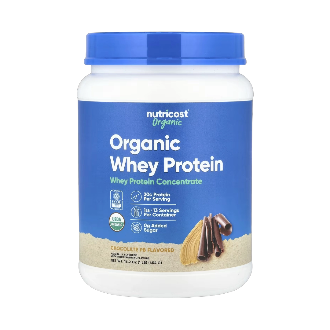 Nutricost, Organic Whey Protein, Chocolate PB, 1 lb, 454 g