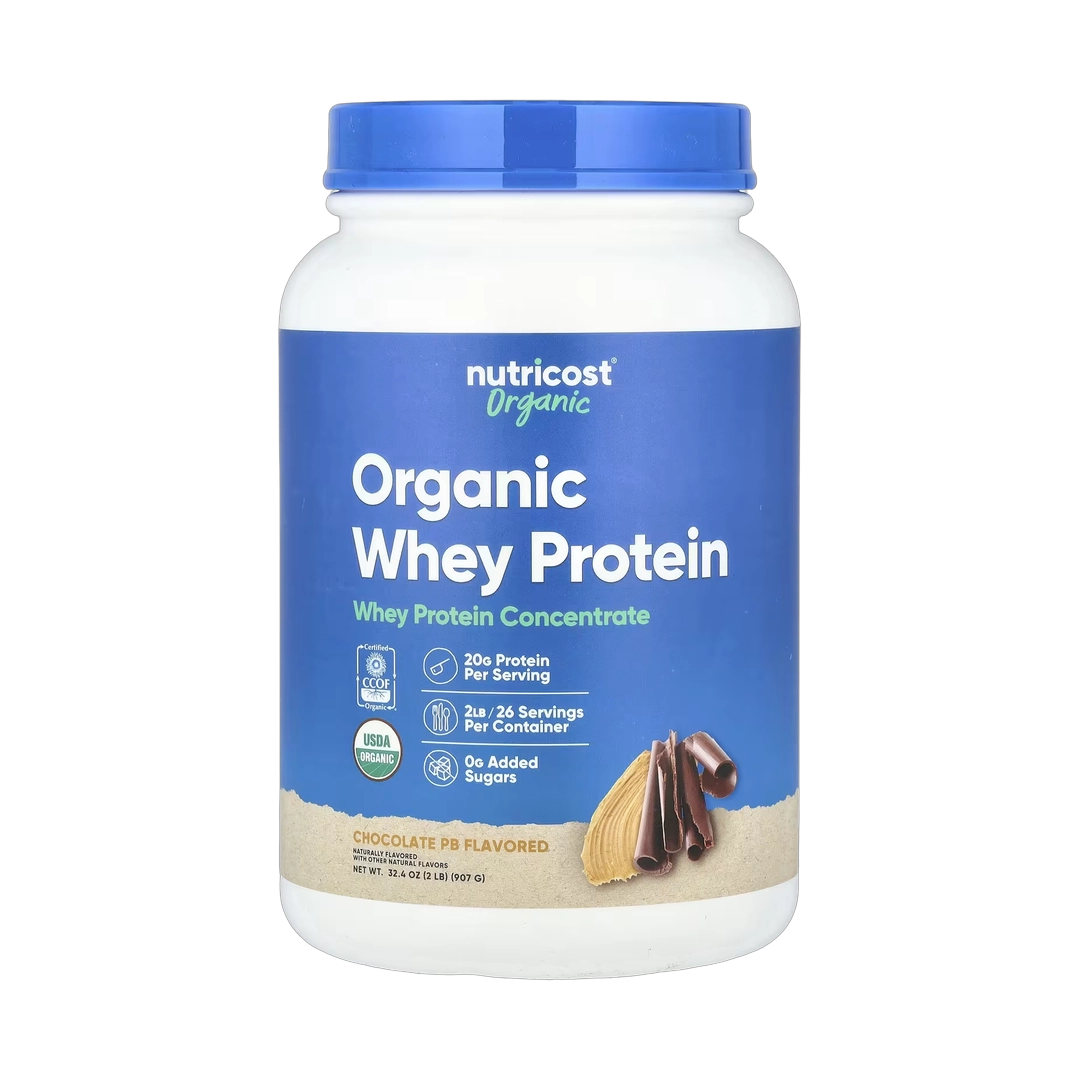 Nutricost, Organic Whey Protein, Chocolate PB, 2 lb, 907 g