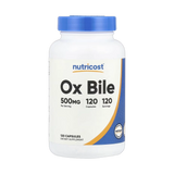 Nutricost, Ox Bile, 500 mg, 120 Capsules