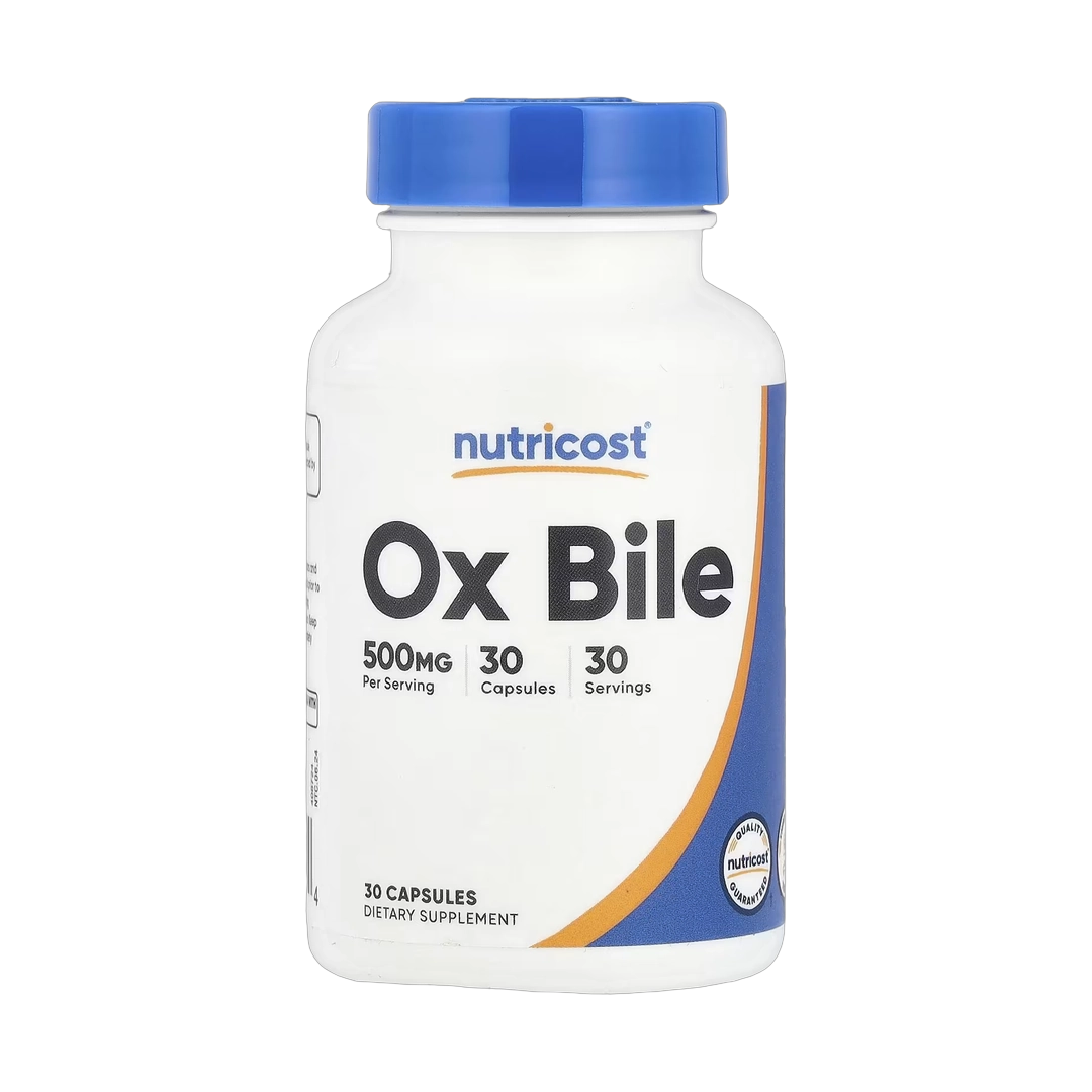 Nutricost, Ox Bile, 500 mg, 30 Capsules