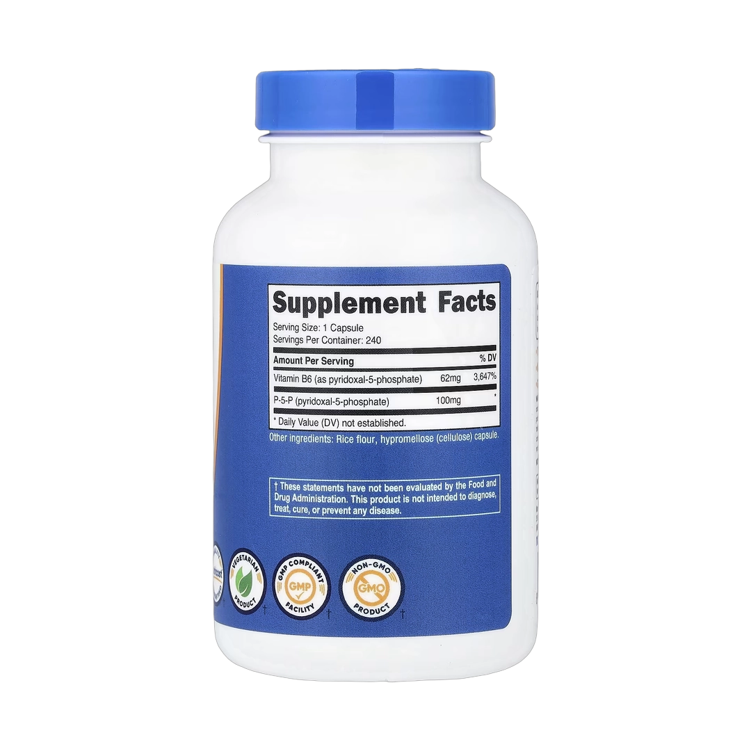 Nutricost, P-5-P, 100 mg, 240 Capsules