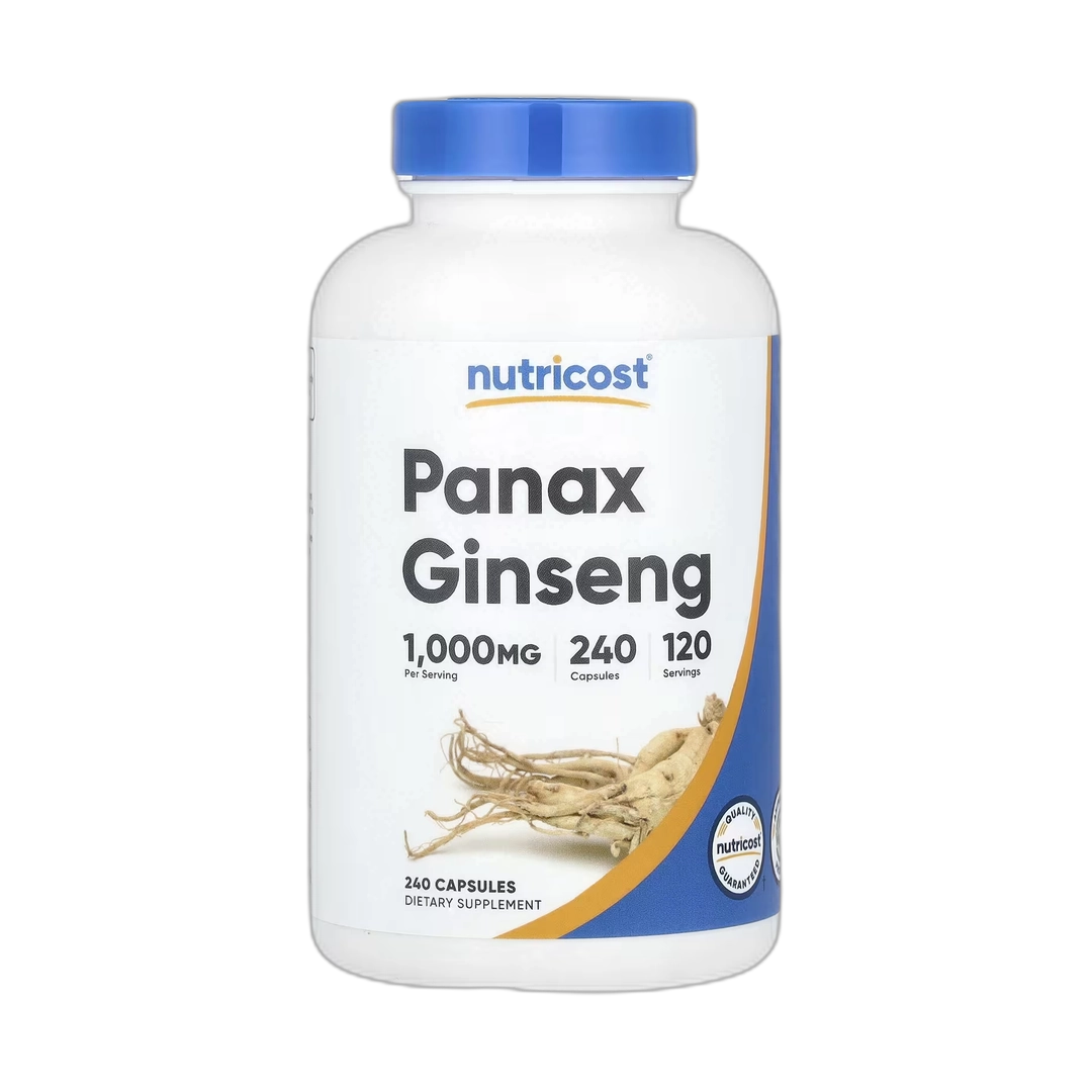 Nutricost, Panax Ginseng, 240 Capsules