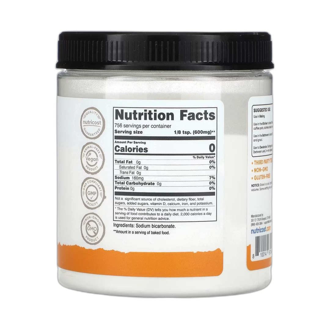 Nutricost, Pantry, Baking Soda, 16.2 oz, 454 g