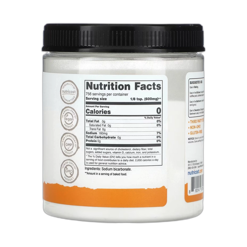 Nutricost, Pantry, Baking Soda, 16.2 oz, 454 g
