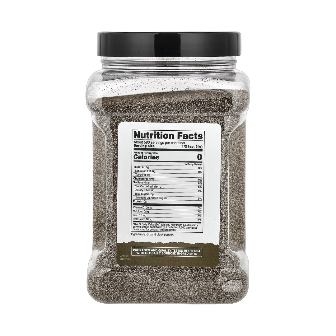 Nutricost, Pantry, Coarse Ground Black Pepper, 21.1 oz, 590 g