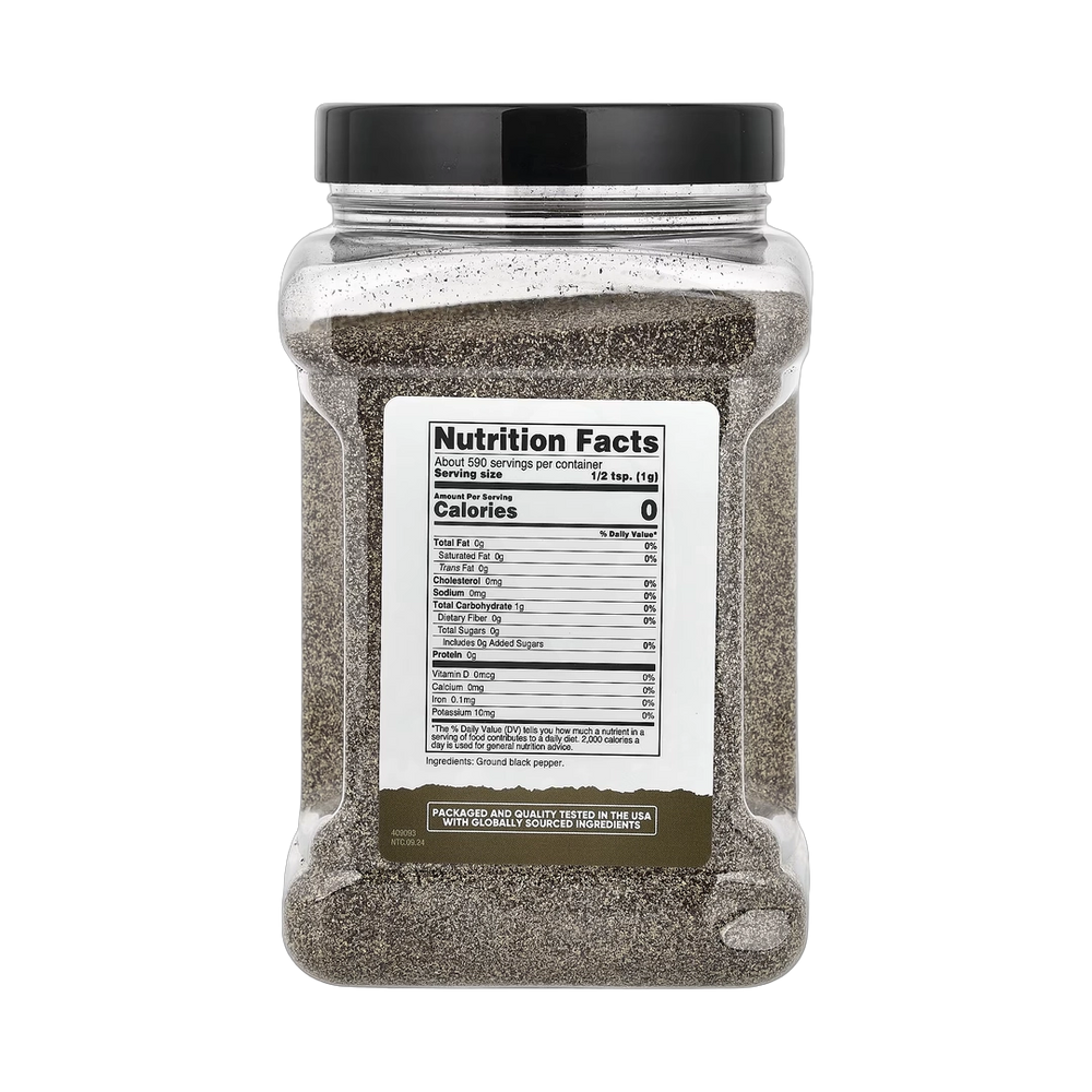 Nutricost, Pantry, Coarse Ground Black Pepper, 21.1 oz, 590 g