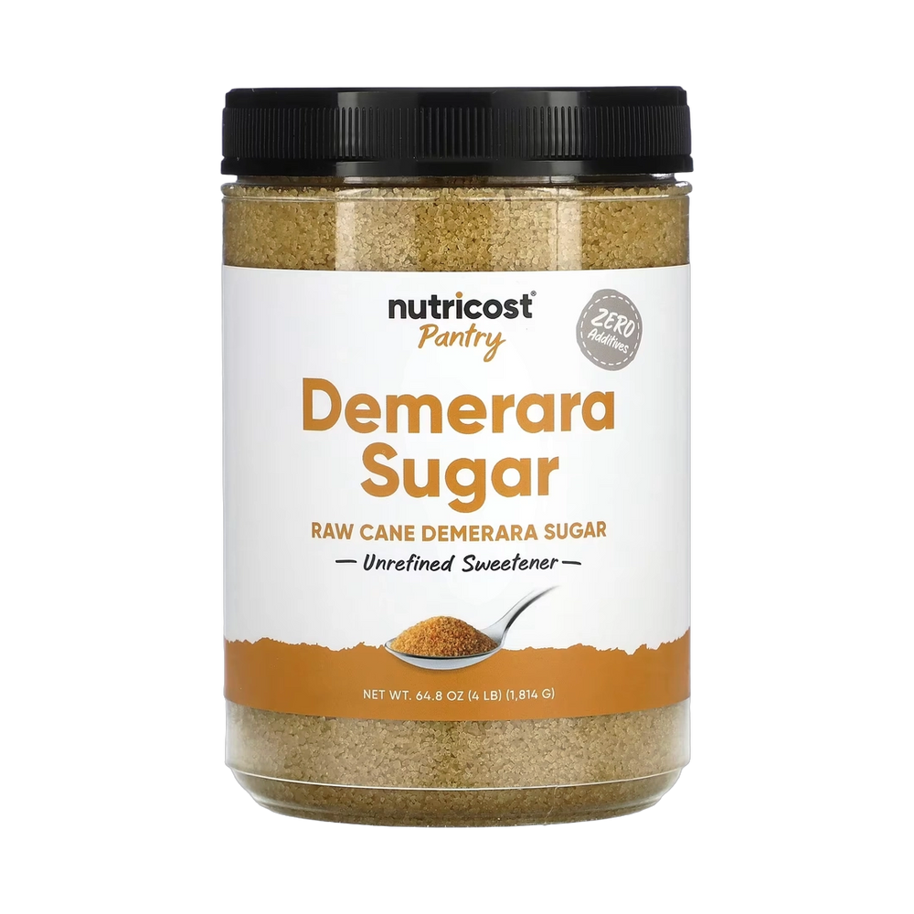 Nutricost, Pantry, Demerara Sugar, Unrefined Sweetener, 64.8 oz, 1,814 g