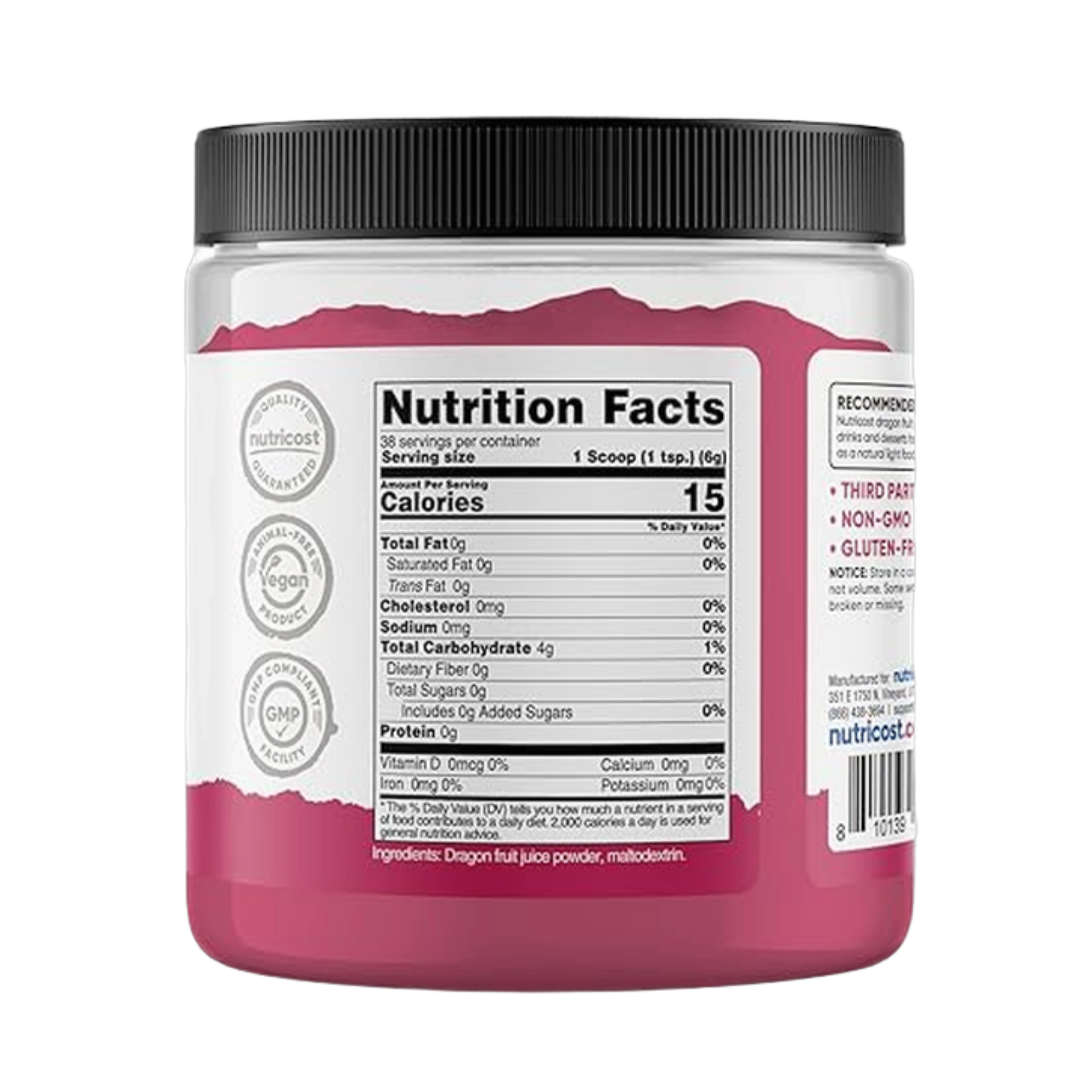Nutricost Pantry Dragon Fruit Powder, 8 oz