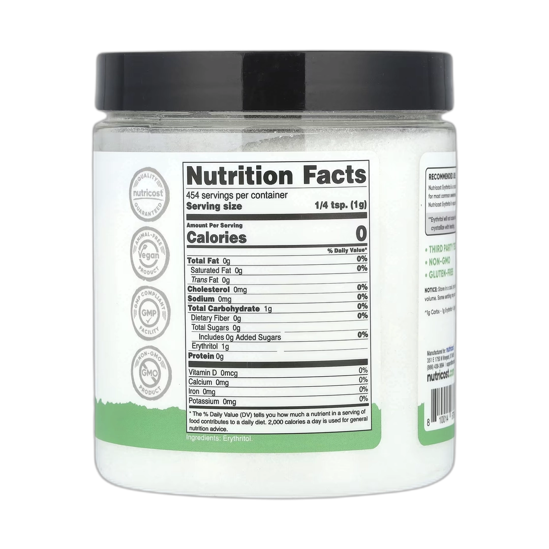 Nutricost, Pantry, Erythritol, 16 oz, 454 g