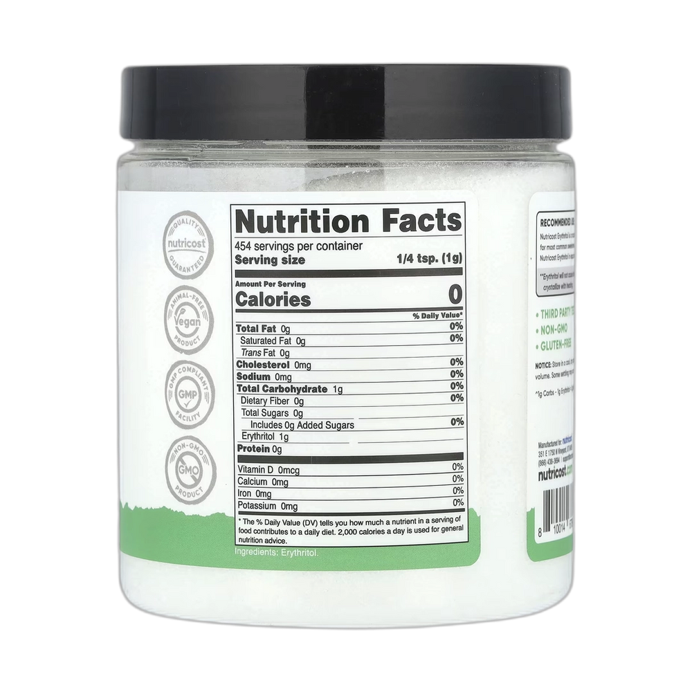 Nutricost, Pantry, Erythritol, 16 oz, 454 g