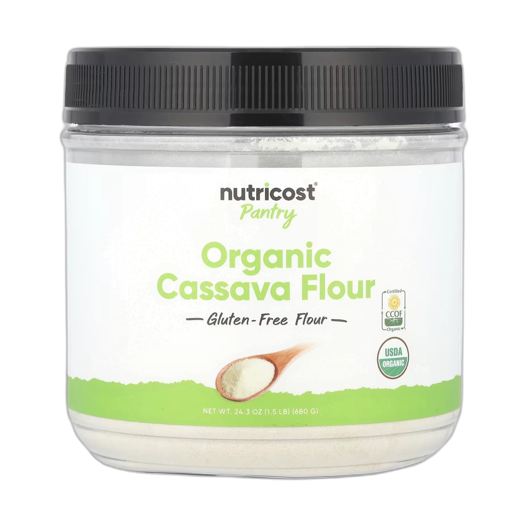 Nutricost, Pantry, Organic Cassava Flour, 24.3 oz, 680 g