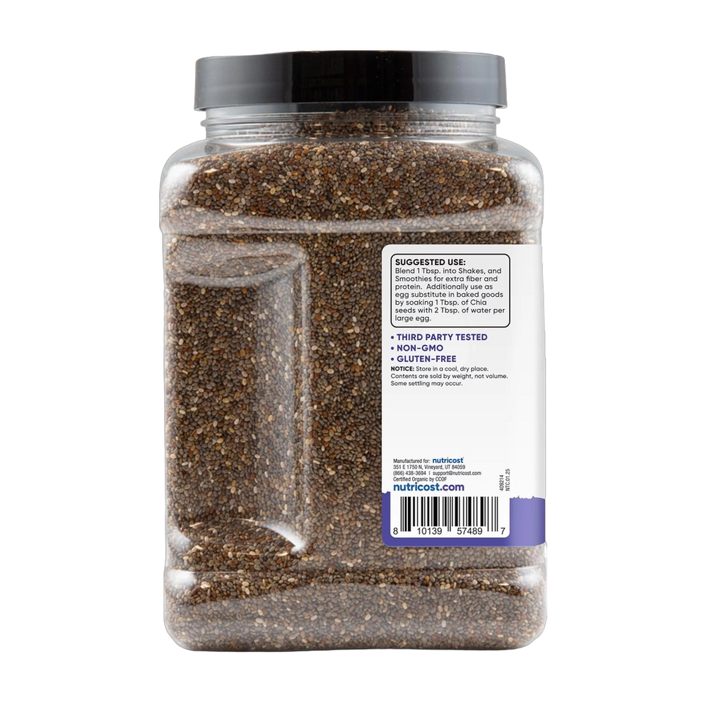 Nutricost Pantry Organic Chia Seed, 907 g