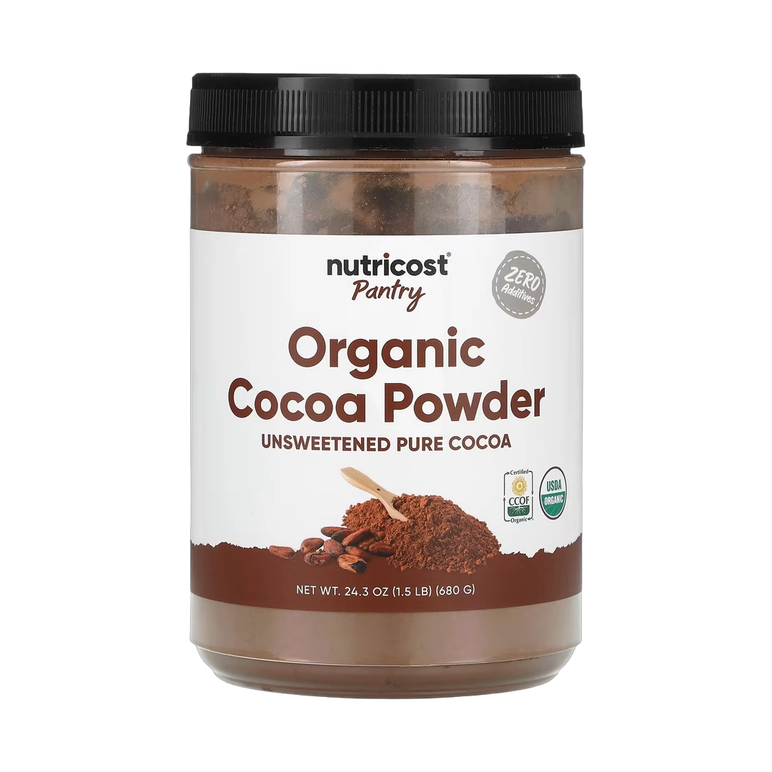 Nutricost, Pantry, Organic Cocoa Powder, Unsweetened, 24.3 oz, 680 g