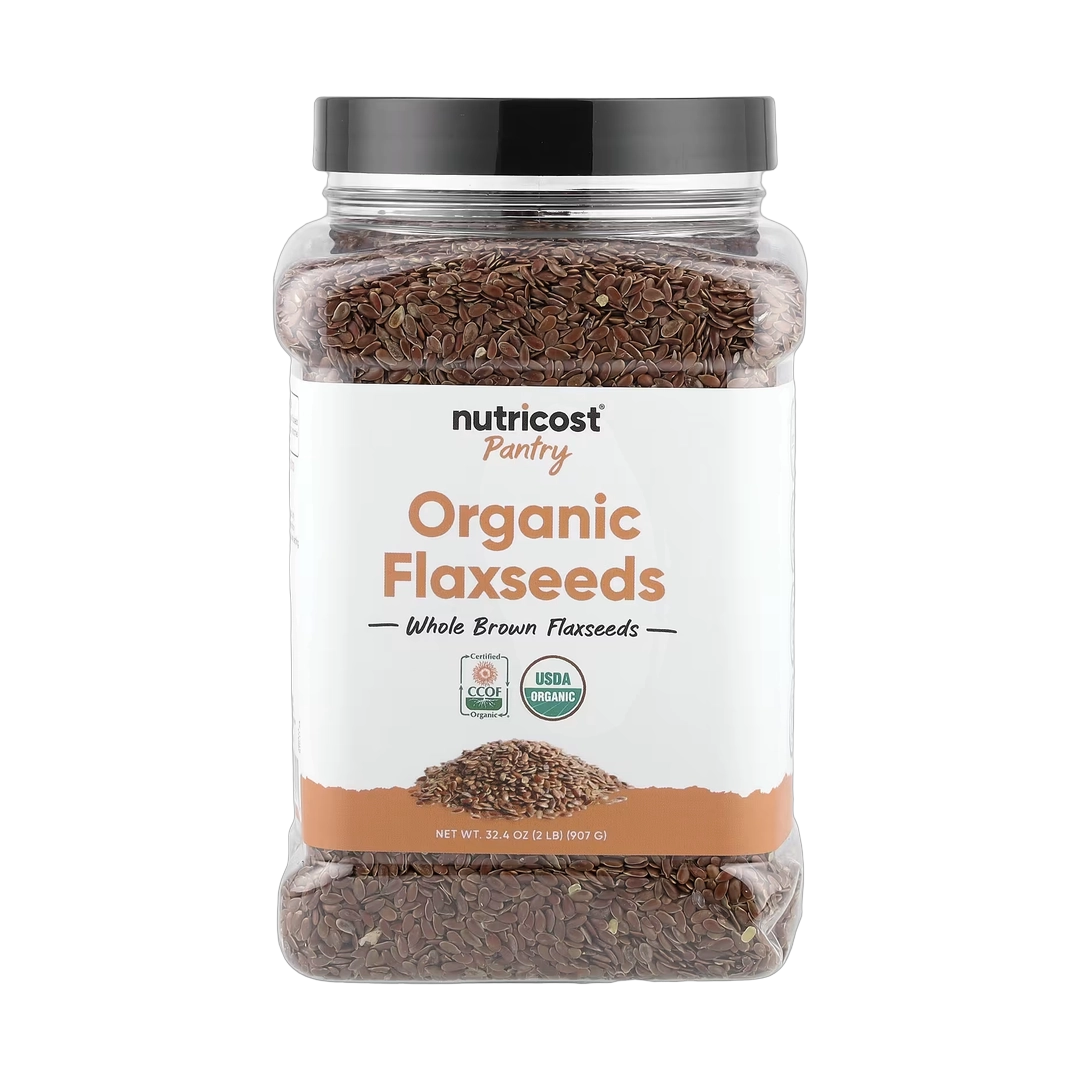 Nutricost, Pantry, Organic Flaxseeds, 32.4 oz, 907 g