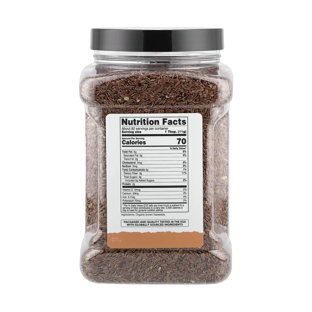 Nutricost, Pantry, Organic Flaxseeds, 32.4 oz, 907 g