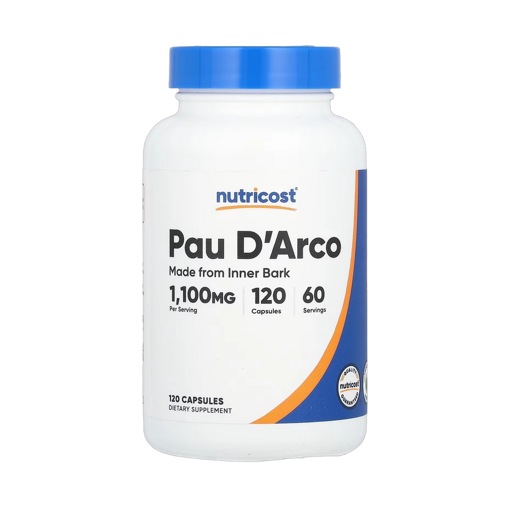Nutricost, Pau D'Arco, 120 Capsules