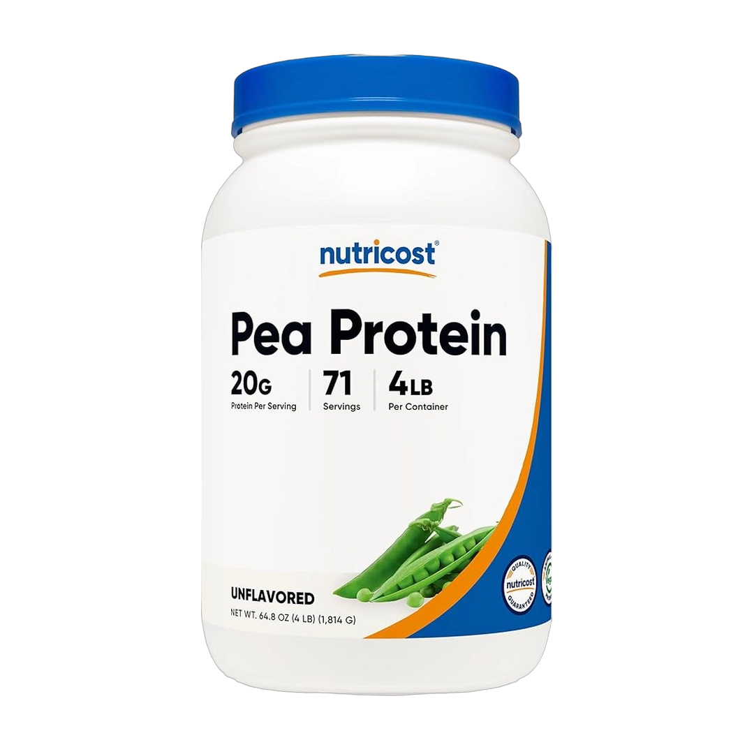 Nutricost, Pea Protein, Unflavored, 4 lb, 1,814 g