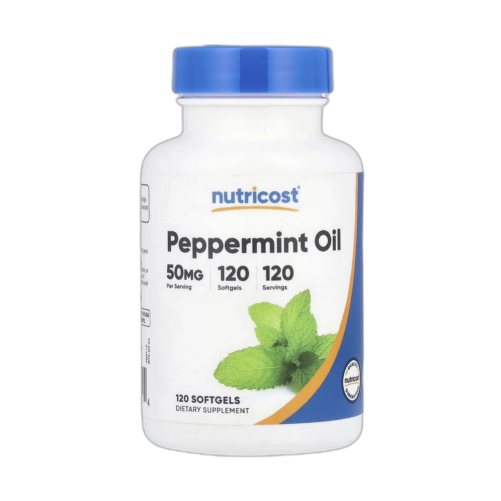 Nutricost, Peppermint Oil, 50 mg, 120 Softgels