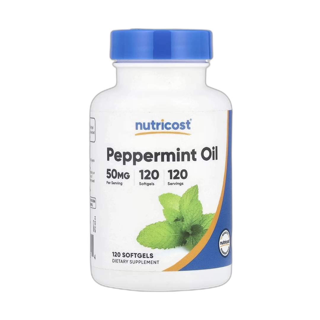Nutricost, Peppermint Oil, 50 mg, 120 Softgels