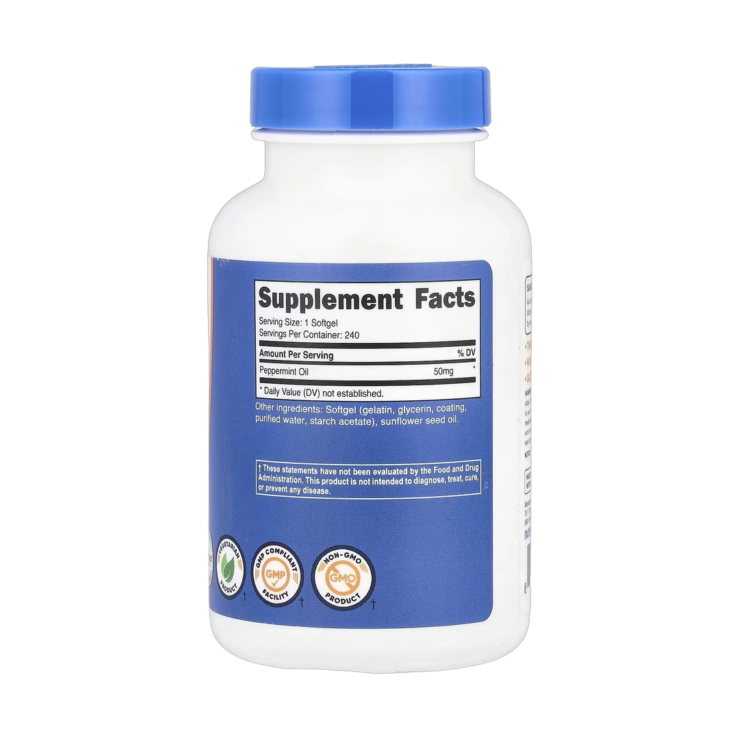 Nutricost, Peppermint Oil, 50 mg, 240 Softgels