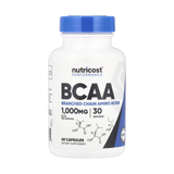 Nutricost, Performance, BCAA, 60 Capsules