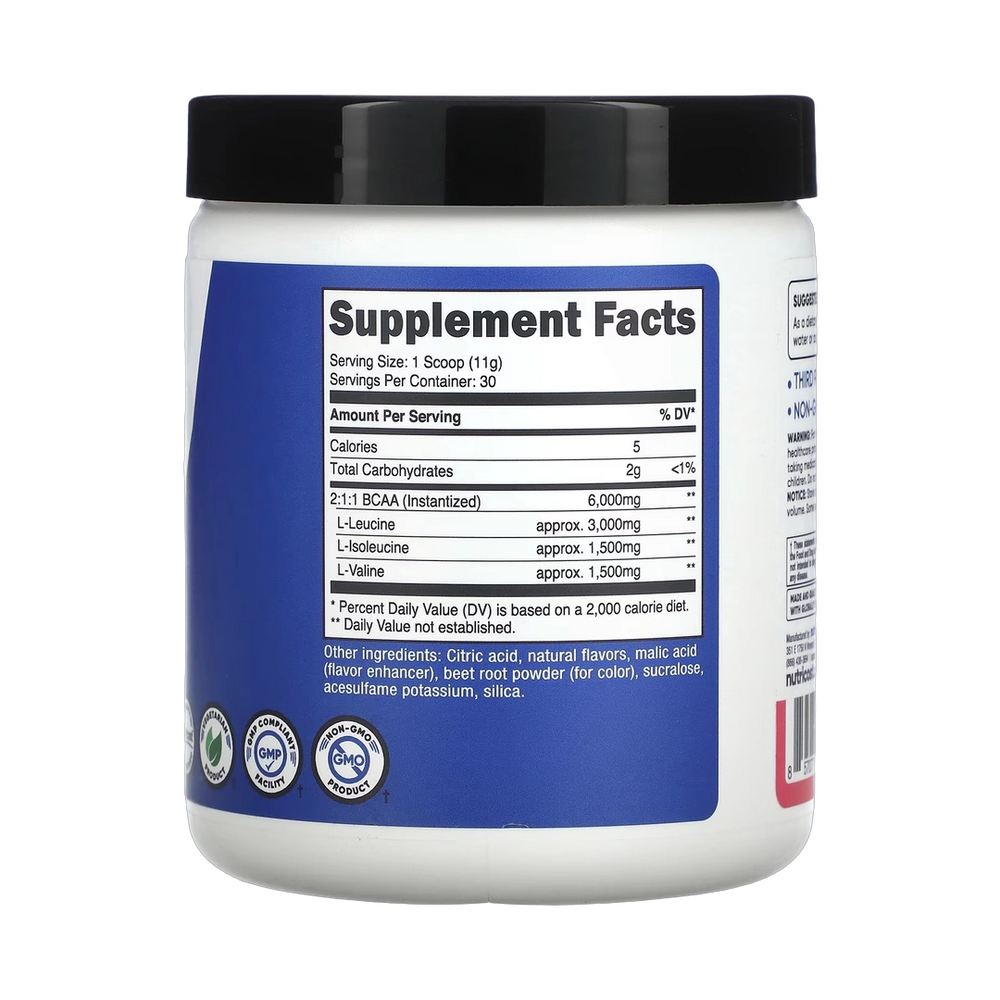 Nutricost, Performance, BCAA, Raspberry Lemonade, 11.8 oz, 330 g