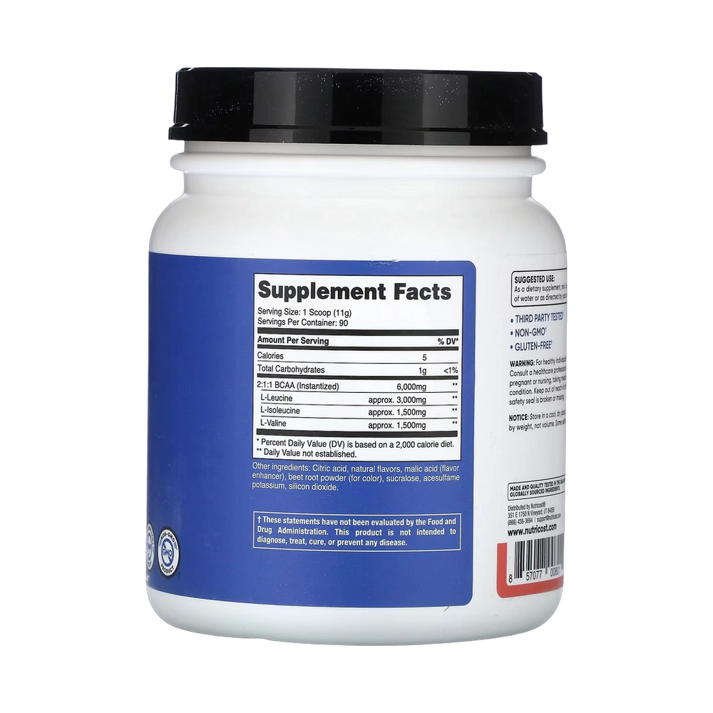 Nutricost, Performance, BCAA, Raspberry Lemonade, 2.2 lb, 990 g