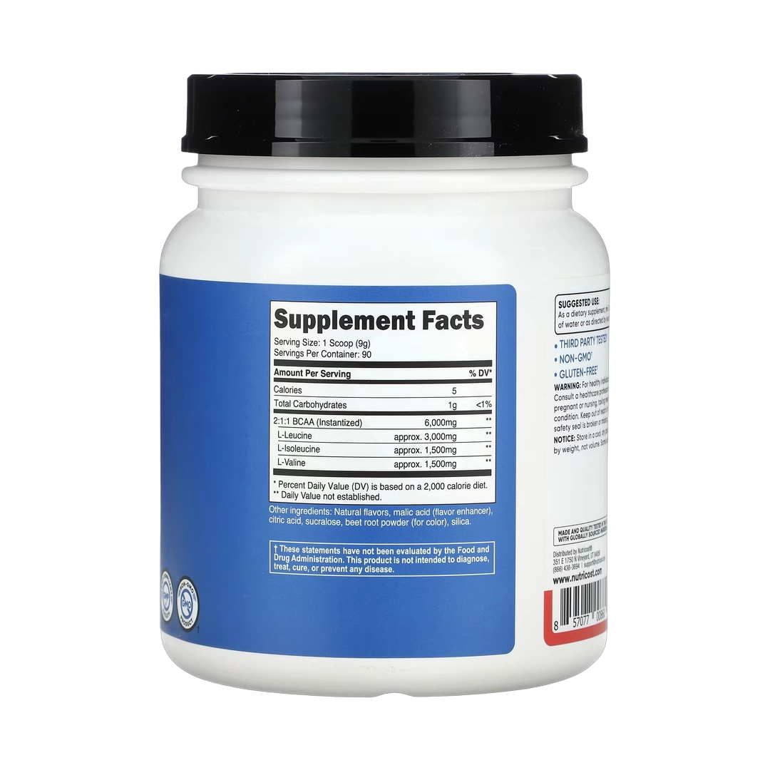 Nutricost, Performance, BCAA, Strawberry Kiwi, 1.8 lb, 810 g