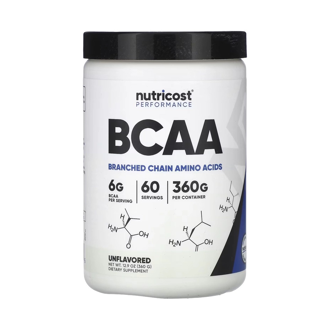 Nutricost, Performance, BCAA, Unflavored, 12.9 oz, 360 g