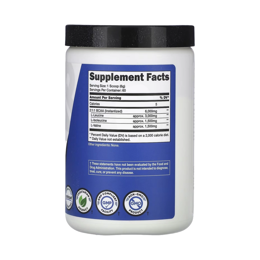 Nutricost, Performance, BCAA, Unflavored, 12.9 oz, 360 g