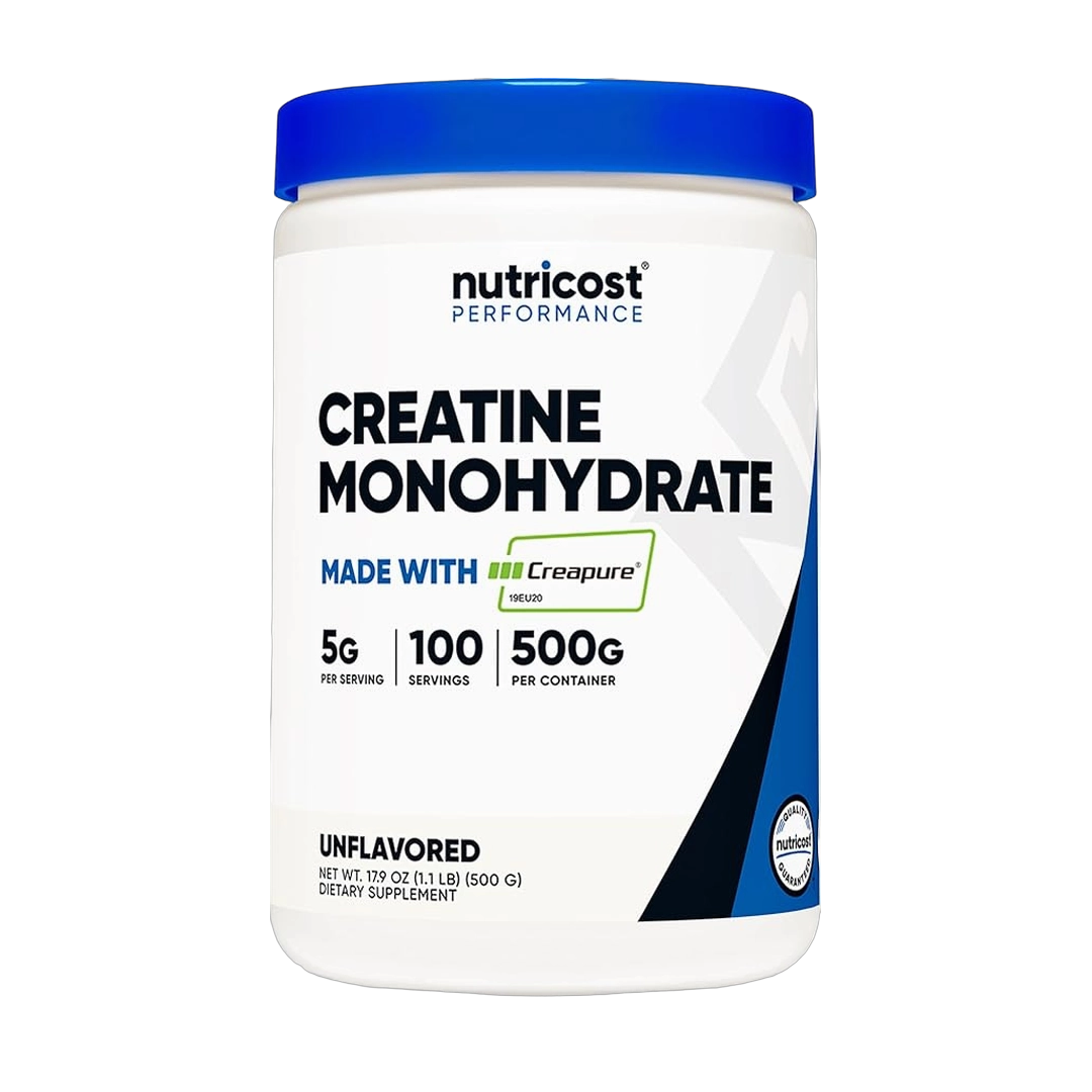 Nutricost, Performance, Creatine Monohydrate, 1.1 lb, 500 g