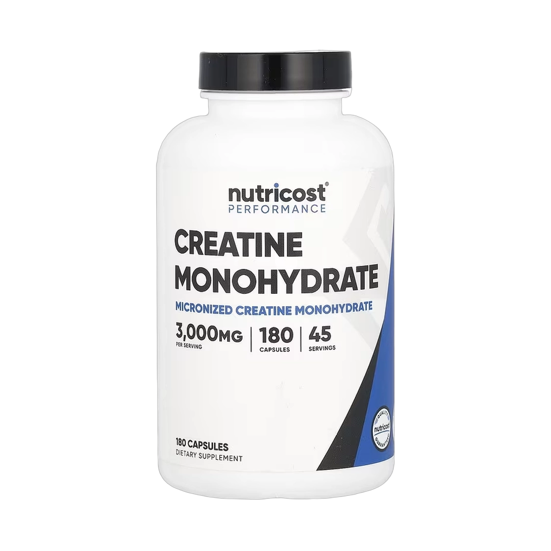 Nutricost, Performance, Creatine Monohydrate, 180 Capsules