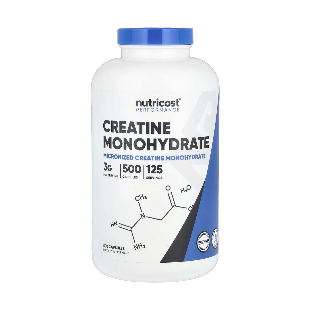 Nutricost, Performance, Creatine Monohydrate, 500 Capsules