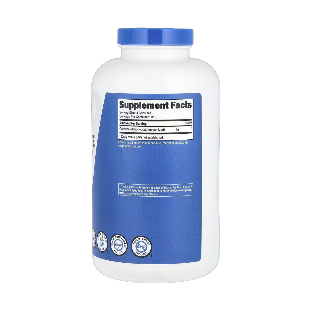 Nutricost, Performance, Creatine Monohydrate, 500 Capsules