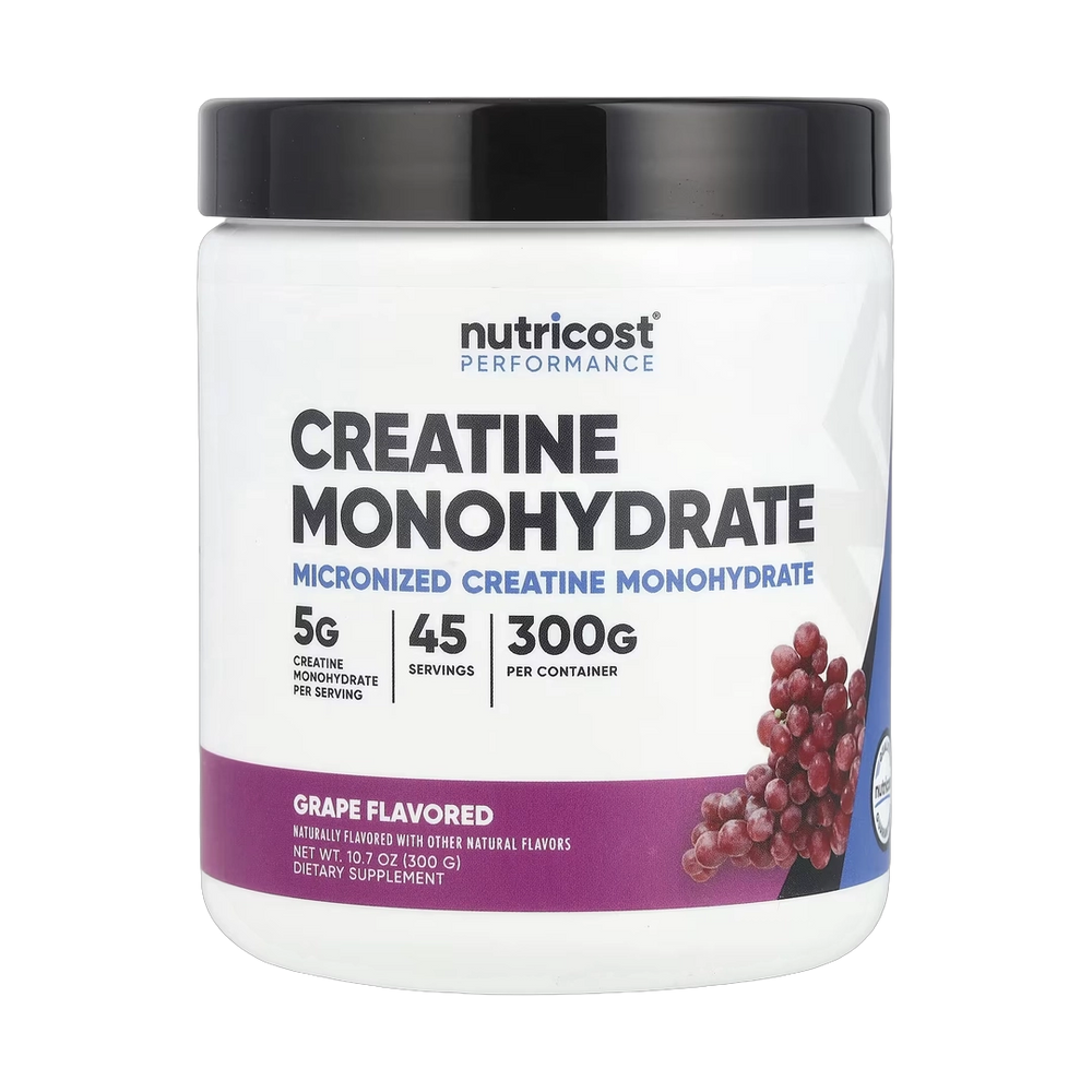 Nutricost, Performance, Creatine Monohydrate, Grape, 10.7 oz, 300 g
