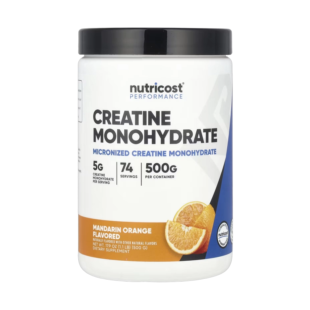 Nutricost, Performance, Creatine Monohydrate, Mandarin Orange, 1.1 lb, 500 g