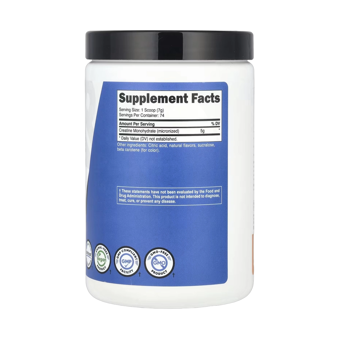 Nutricost, Performance, Creatine Monohydrate, Mandarin Orange, 1.1 lb, 500 g