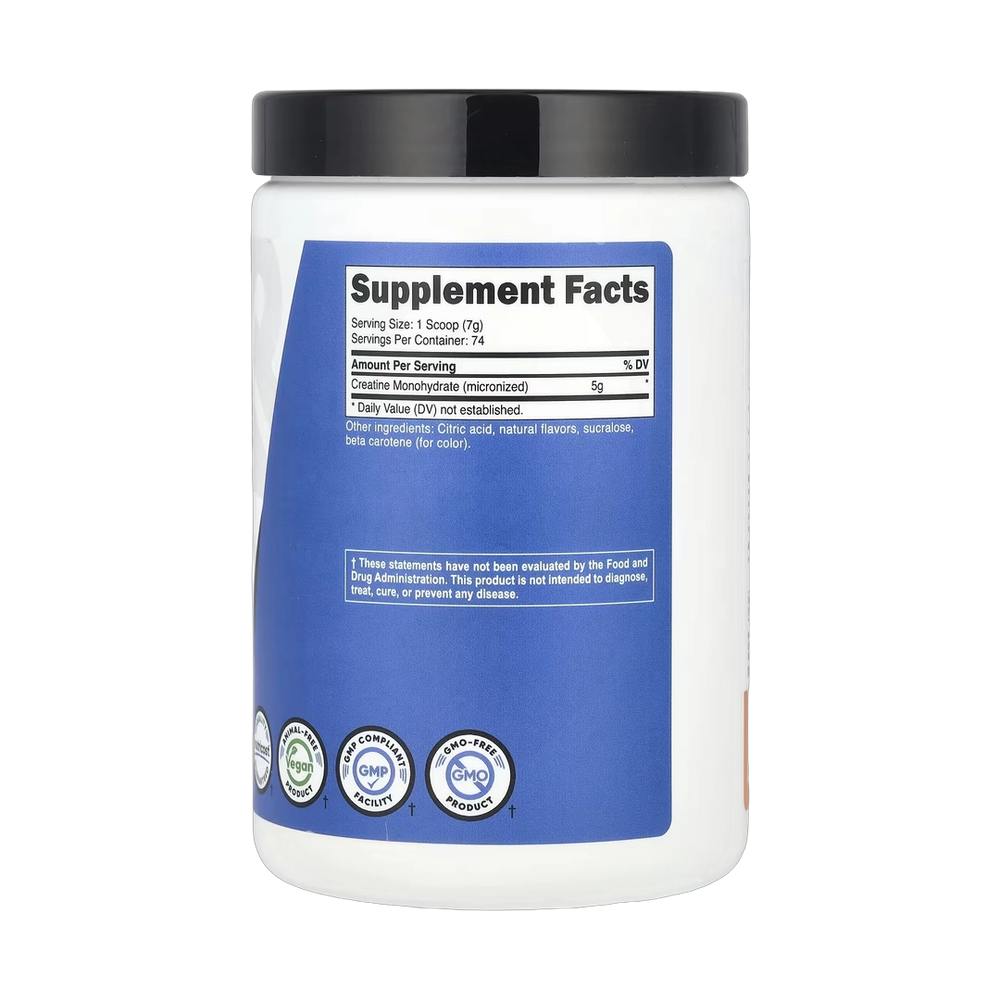 Nutricost, Performance, Creatine Monohydrate, Mandarin Orange, 1.1 lb, 500 g