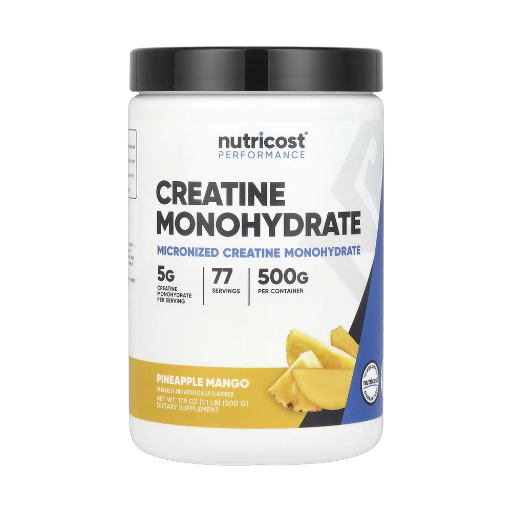 Nutricost, Performance, Creatine Monohydrate, Pineapple Mango, 1.1 lb, 500 g