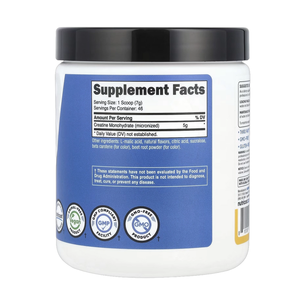 Nutricost, Performance, Creatine Monohydrate, Pineapple Mango, 10.7 oz, 300 g
