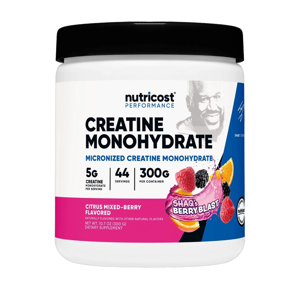 Nutricost, Performance, Creatine Monohydrate, Shaq's Berry Blast, 10.7 oz, 300 g