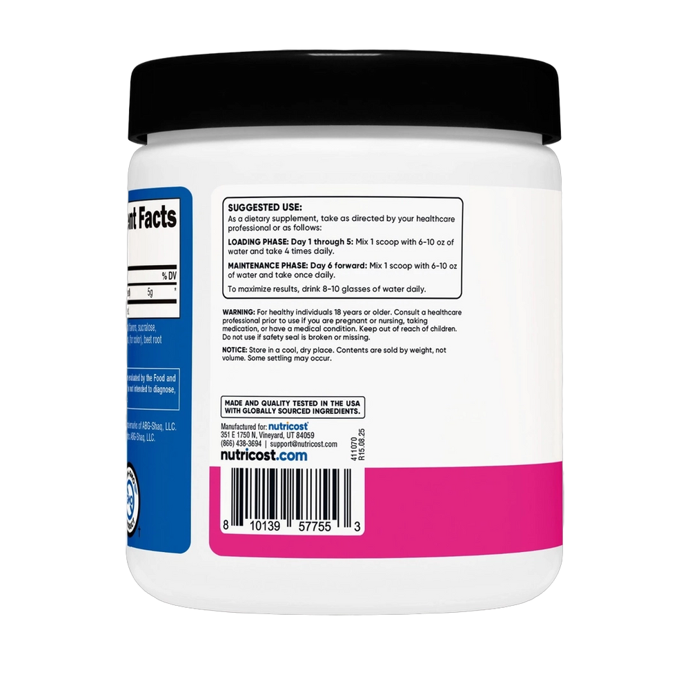 Nutricost, Performance, Creatine Monohydrate, Shaq's Berry Blast, 10.7 oz, 300 g