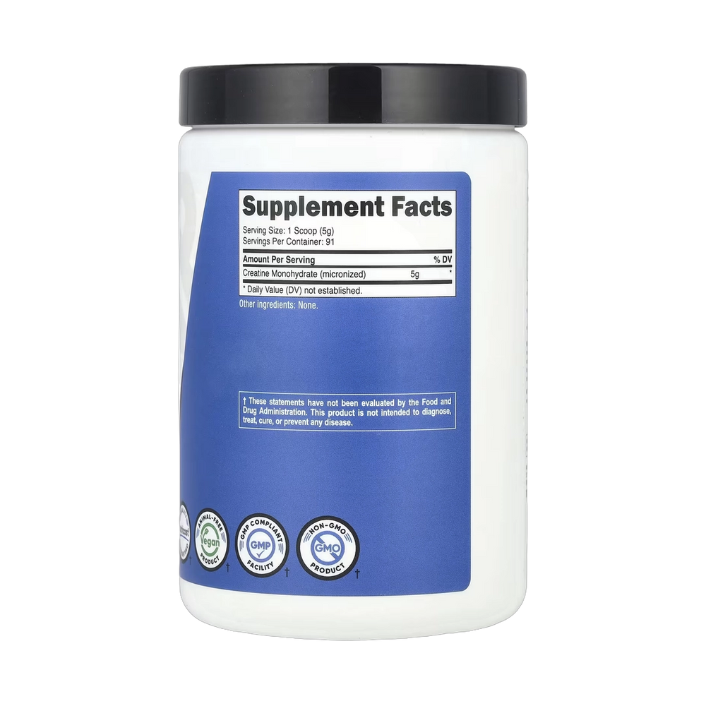 Nutricost, Performance, Creatine Monohydrate, Unflavored, 1 lb, 454 g