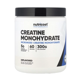 Nutricost, Performance, Creatine Monohydrate, Unflavored, 10.7 oz, 300 g