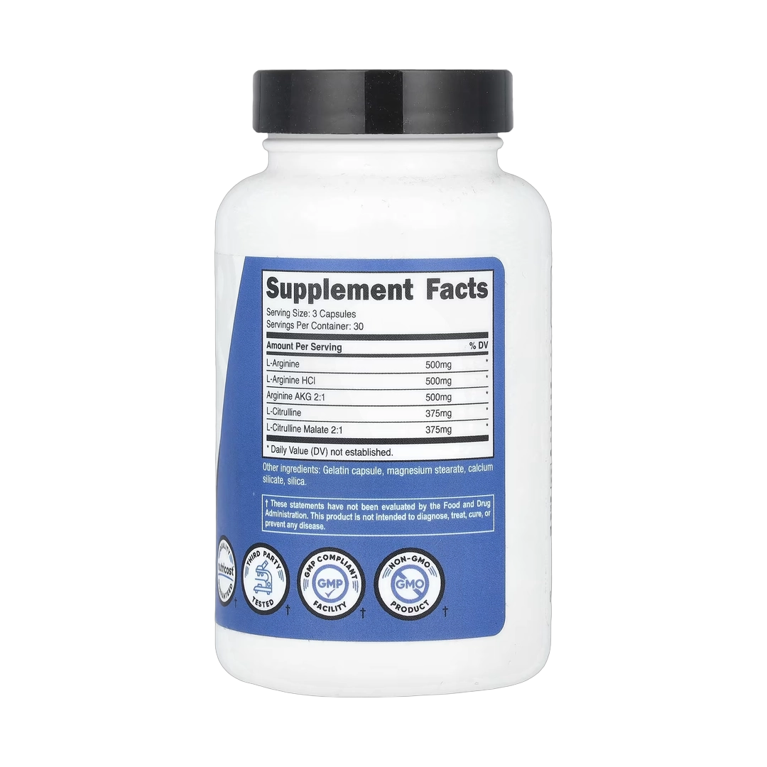 Nutricost, Performance, Nitric Oxide Booster, 90 Capsules