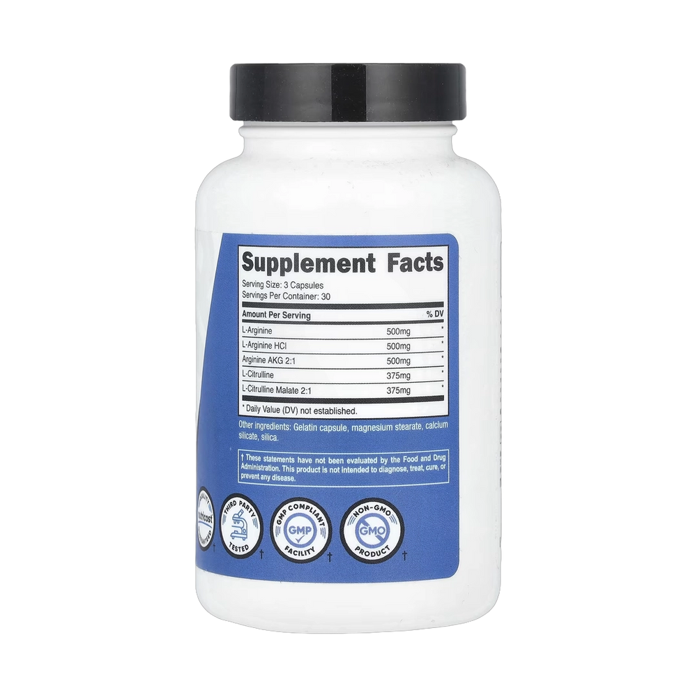 Nutricost, Performance, Nitric Oxide Booster, 90 Capsules