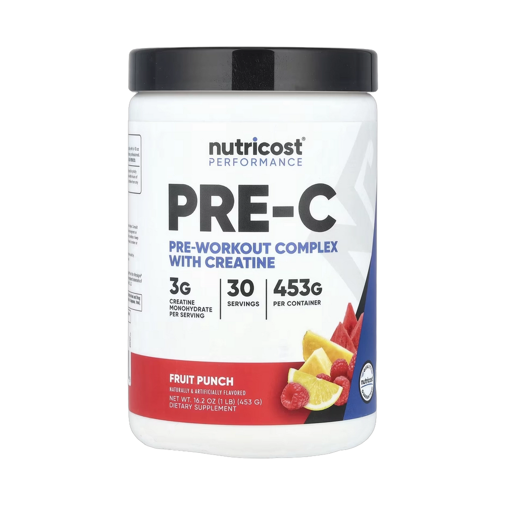 Nutricost, Performance, Pre-C, Pre-Workout Complex With Creatine, Fruit Punch, 1 lb, 453 g
