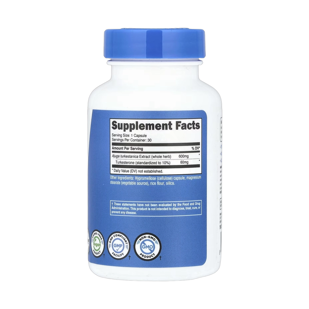Nutricost, Performance, Turkesterone, 30 Capsules